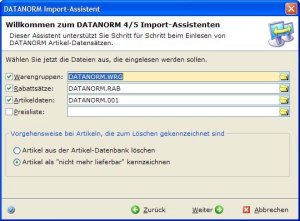 Datanorm-Schnittstelle